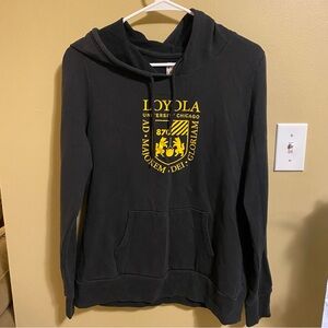 Black and yellow Loyola University Chicago hoodie sweatshirt